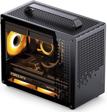 JONSPLUS Z20 Black Micro-ATX Mini Tower PC Case - Portable Stylish Design