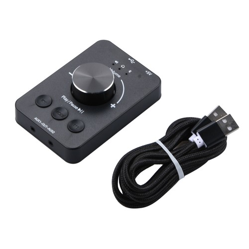 USB Computer Volume Controller PC Speaker External Volume Control Adjuster Knob