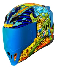 Icon Motorsports Airflite Bugoid Blitz Glow in the Dark Motorcycle Helmet