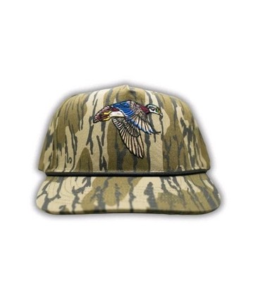 New Mossy Oak Bottomland Rope Hat Wood Duck DU, Ducks Unlimited, Chance Outdoors