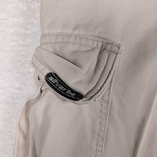 Vintage Levi's Silvertab Cargo Pants Mens 36x34 Khaki Baggy Wide Leg Skater Y2K by Levi's, $39.99 - Photo 2