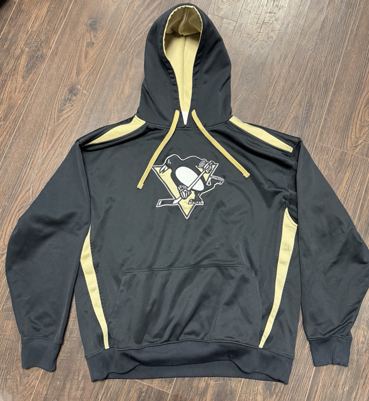 NHL Pittsburgh Penguins Hoodie Mens 2XL Black Pullover