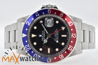 Rolex GMT Master I Pepsi 16750 8.0Mio Rolex Service 01/2025 Spider Dial