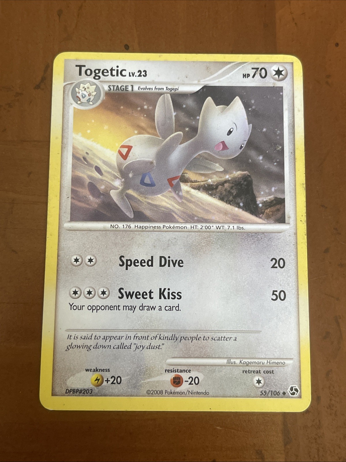 2008 Pokemon - Togetic - 55/106 - MP