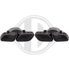 DIEDERICHS Endrohrblende Beidseitig, Hinten f&uuml;r MERCEDES-BENZ