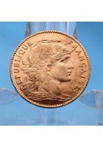 Frankreich 10 Francs 1911 Marianne Coq 3,23 Gramm - 900 Gold  Vz-