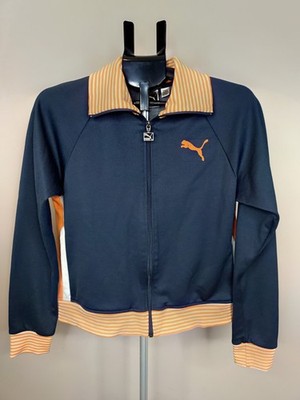 Puma  #2 Blue Orange White Longsleeve Special Edition Track Jacket SZ M