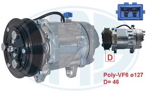 COMPRESSOR AIR CONDITIONING 670130 FOR VW CARAVELLE/TRANSPORTER/Bus/Mk/KOMBI - Picture 2 of 9