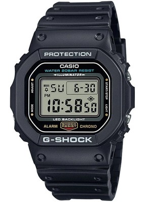 G SHOCK 5600 Series DW 5600UE 1JF Men's Battery Powered Digital Square Black CAS