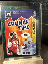 2025 Panini Donruss WNBA - Crunch Time Aaliyah Edwards #4 Green Fireworks /399