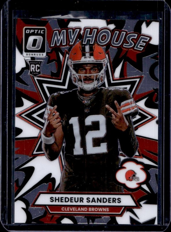 2025 Panini Donruss Optic Shedeur Sanders My House! RC Rookie #5 Browns