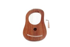 Alnicov Lyre Harp 10 String Harp Portable Small Harp with with Tuning Wrench 