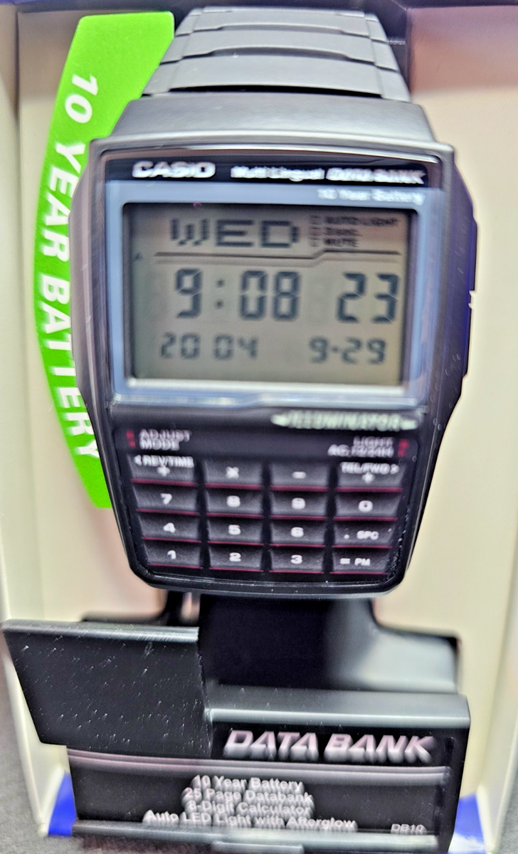 CASIO DBC-32-1A Calculator - Telememo 25 Databank - Digital 50 mm