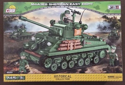 COBI 2533 M4A3E8 Sherman Easy Eight / NEU / OVP / TOP