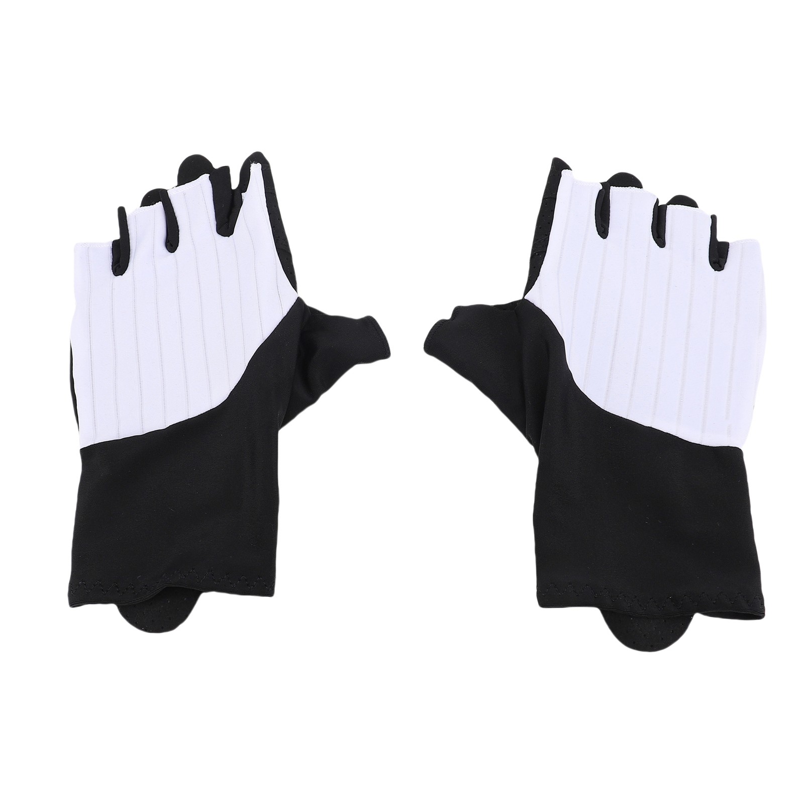Half Finger Cycling With Shock Absorbing Pad Silicone Antislip Strip
