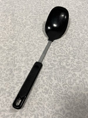 Vintage Ekco Nylon Solid Spoon Black Serving Heat Resistant Cooking 12  Retro
