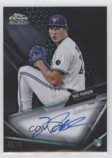 2021 Topps Chrome Black Green Refractor 46/99 Nate Pearson #CBA-NP Auto 0xz8