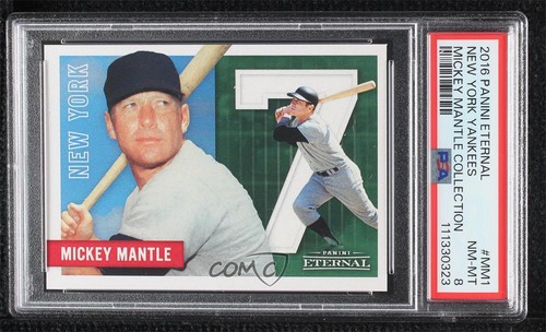 2017 Panini Eternal Online Exclusive /230 Mickey Mantle #MM1 PSA 8 HOF
