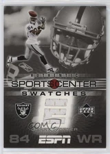2005 Upper Deck ESPN Sports Center Swatches Jerry Porter #SCS-JE
