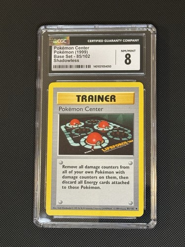 Pokémon Center (Shadowless) graded CGC 8 for sale on eBay