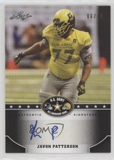 2015 Leaf US Army All-American Bowl Black 6/10 Javon Patterson #BA-JP2 Auto 0b2