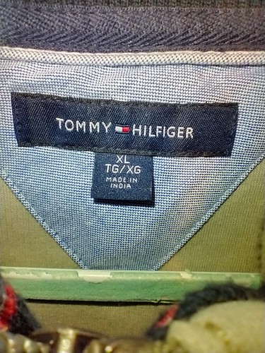 Tommy Hilfiger French Rib Camo Quarter Zip Pullover Herren Gr. XL - Bild 5 von 6