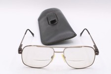 Zyloware Stetson 28 Eyeglasses Frames Full Rim Aviator Style w/ Case 54-15 Vtg