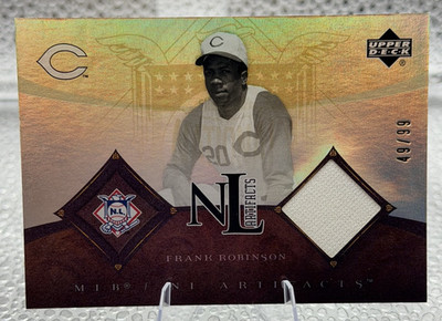 2005 Upper Deck Artifacts - Nl Artifacts Frank Robinson #NL-FR Rainbow /99 (MEM)