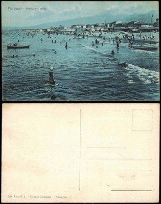 Cartoline Viareggio Poesia del mare. 1912
