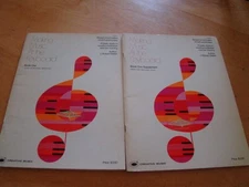 LOT OF 2 KEYBOARD MUSIC 1969 BOOK ONE & SUPPLEMENT WELSH