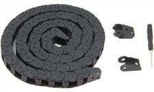 Zeberoxyz 10x11mm Drag Chain 1 Meter Open Type Cable Carrier 3D Printer CNC Wire