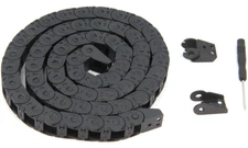Zeberoxyz 10x11mm Drag Chain 1 Meter Open Type Cable Carrier 3D Printer CNC Wire