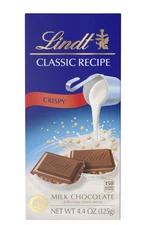🟢 New Lindt Classic Recipe Crispy Cereal Milk Chocolate Pieces 4.4oz (1-Bar)