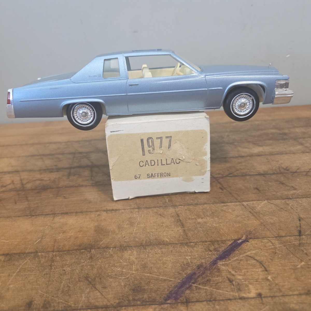 Johan 1977 Cadillac 1/25 Scale Promo Plastic Car Cerulean Blue | eBay