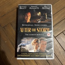After The Storm Ex Rental (VHS) Benjamin Bratt - Ex-Rental Big Box Video Tape