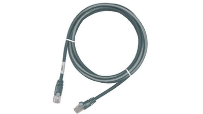Kabel krosowy RJ45, 568B, U/UTP, linka, PowerCat 6, LS0H 0.5m, Szary PCD-02000-0