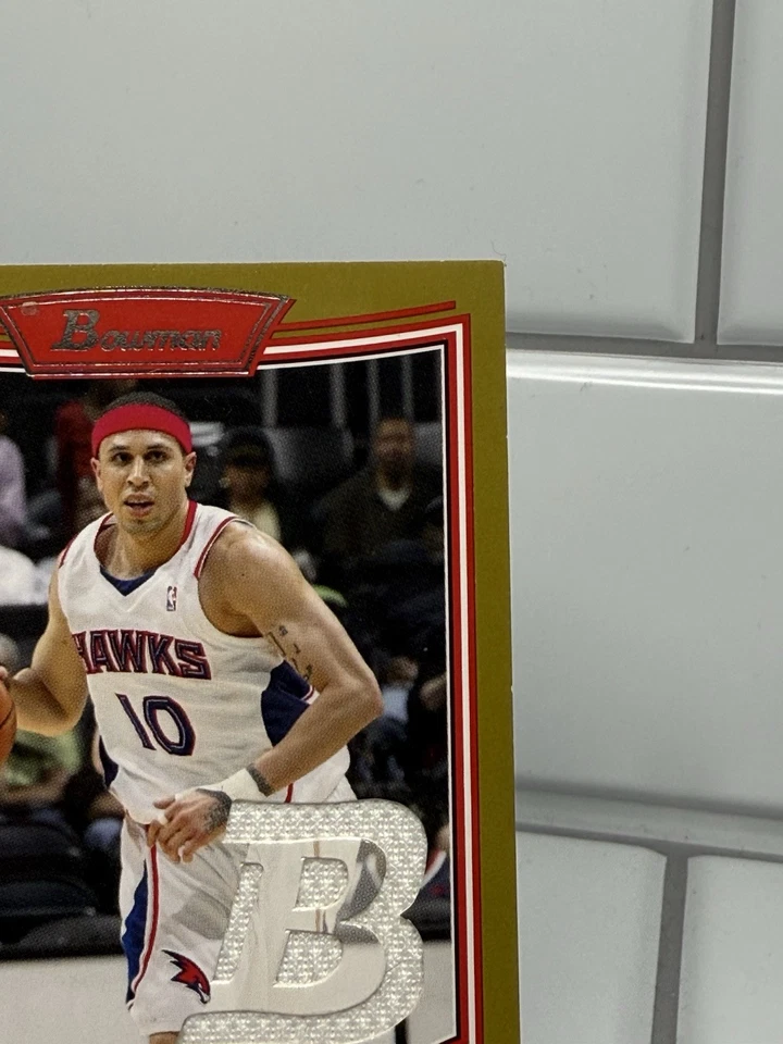 Tarjeta Jersey 2008-09 Bowman Mike Bibby DORADA Juego Paralelo Usada #BR-MB; #d/10 Foto 2 de 4