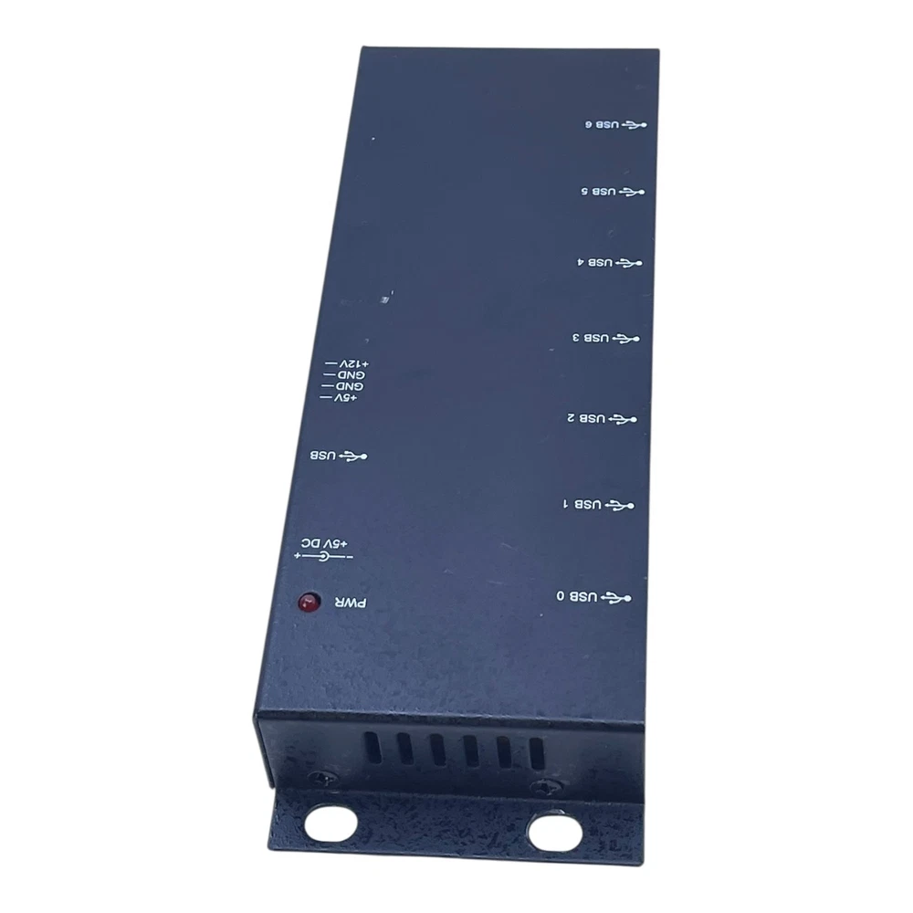 Industrial USB Hub 7-Port Active for DIN Rail 12V/5V Supply Industrial USB Hub 7-Port Active for DIN Rail 12V/5V Supply