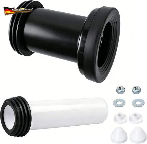 Wand WC Anschluss Set, Wc-SpüLkasten Anschlussset, WC Anschlussstutzen FüR Pe/Pv-image