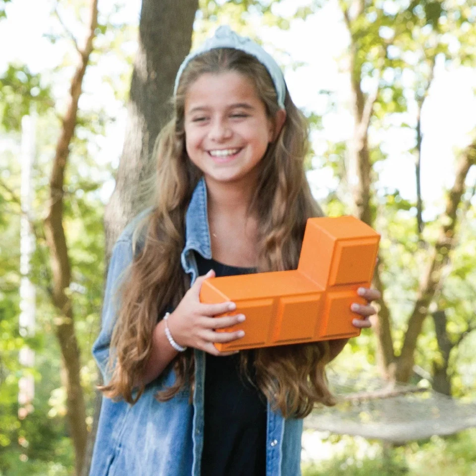 Tetris XL 6 pies Juego de Caída 24 Piezas Desafío de Apilamiento Gigante Tetris Todo Clima - Imagen 4 de 4