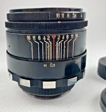 Helios 44-2 58mm f2 Belomo MMZ Zebra USSR portrait Lens SLR M42 Mount Manual CLA
