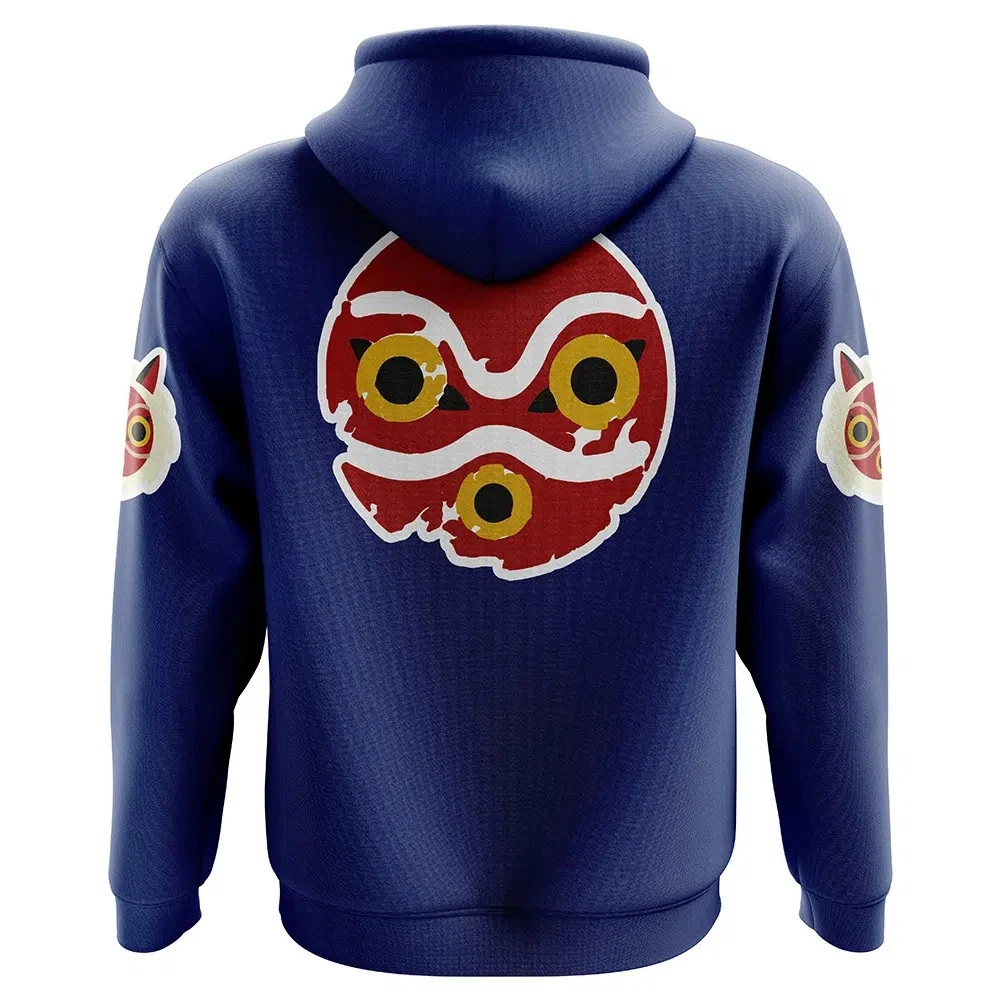 Studio Ghibli Princess Mononoke 3D Hoodie