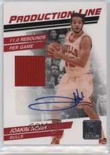 2010 Donruss Production Line Materials Signatures 9/25 Joakim Noah #27 Auto pu3