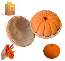 3D Printed Citru Fruit Fidget,Chained Fake Citrus Fruit Stress Twist Fidget Ball