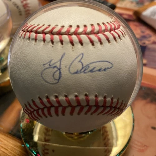 Yogi Berra Autographed Baseball Bobby Brown Ball