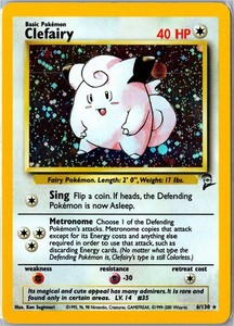 Clefairy 6/130 Base Set 2 Holo Rare