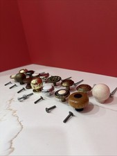 LOT Of 15 CABINET KNOBS/DRAWER PULLS SALVAGED