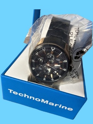 Invicta Technomarine Ocean Quantum TM-318122 Rose Gold/Black - NEW