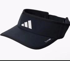 NEW adidas Women's Climacool Superlite 3 Visor Black/White Golf Tennis NWT