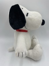 Aurora Peanuts Snoopy Plush 12 Seated 2025 Soft Stuffed Animal Red Collar